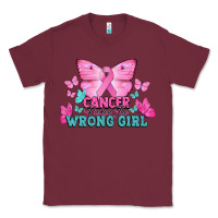 Cancer Picked The Wrong Girl Cancer Awareness Classic Tee | Teevron