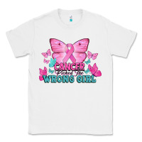White Cancer picked the wrong girl Cancer Awareness Classic Tee - HowdyJamesFarm