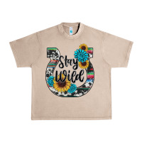 French Oak western stay wild horsesho Urban Heavy Tee - RanaPortraitStore