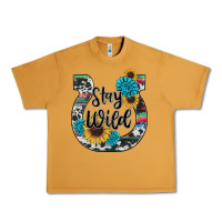 Peanut Butter western stay wild horsesho Urban Heavy Tee - RanaPortraitStore