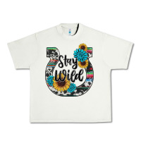Pistachio western stay wild horsesho Urban Heavy Tee - RanaPortraitStore