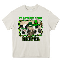 Cream St Patricks Day Heifer Heavy Core Tee - Bettercallsaul