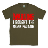 Army Green Mens Warning I Bought The Drink Package Cruise Shirts [Men] Classic Tee - trangStudio