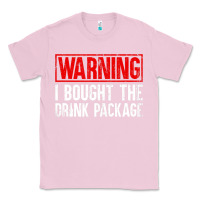 Bubblegum Pink Mens Warning I Bought The Drink Package Cruise Shirts [Men] Classic Tee - trangStudio