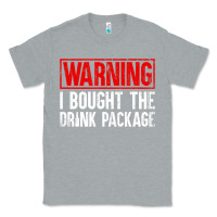 Heather Grey Mens Warning I Bought The Drink Package Cruise Shirts [Men] Classic Tee - trangStudio
