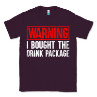 Plum Mens Warning I Bought The Drink Package Cruise Shirts [Men] Classic Tee - trangStudio
