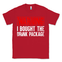 Red Mens Warning I Bought The Drink Package Cruise Shirts [Men] Classic Tee - trangStudio