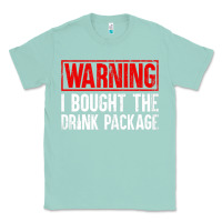 Seafoam Mens Warning I Bought The Drink Package Cruise Shirts [Men] Classic Tee - trangStudio