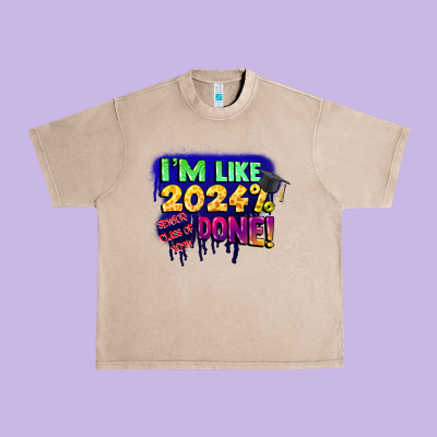 I'm Like 2024 Done Urban Heavy Tee Designed By Cowgirlartshop