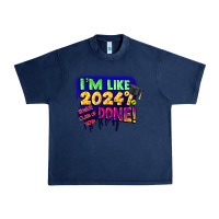 Navy i'm like 2024 done Urban Heavy Tee - CowGirlArtShop