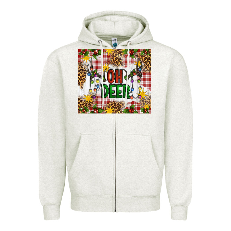 Oh Deer Zipper Hoodie by Artiststas | Teevron