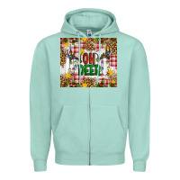 Seafoam Oh Deer Zipper Hoodie - Artiststas