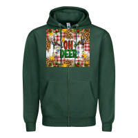 Sports Green Oh Deer Zipper Hoodie - Artiststas