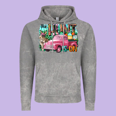 The Hunt Is On Easter Day Vintage Hoodie Designed By Cowgirlartshop