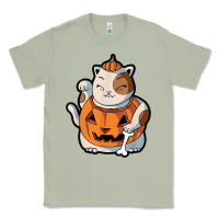 Matcha cute kawaii maneki neko cat halloween pumpkin costume boys Classic Tee - trangStudio