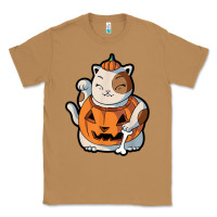 Toasted Coconut cute kawaii maneki neko cat halloween pumpkin costume boys Classic Tee - trangStudio