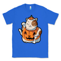 True Royal cute kawaii maneki neko cat halloween pumpkin costume boys Classic Tee - trangStudio