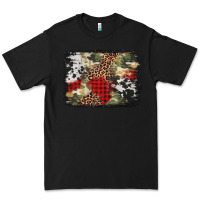 Black army cowhide leopard Christmas Premium Tee - Jasminsmagicworld