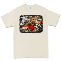 Army Cowhide Leopard Christmas Premium Tee | Teevron