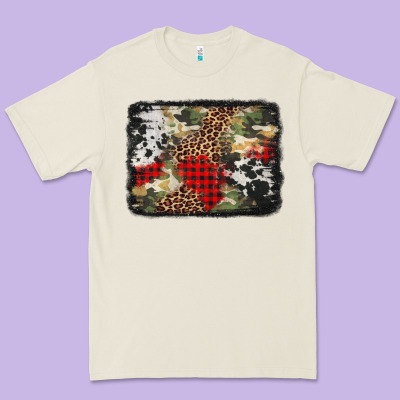 Army Cowhide Leopard Christmas Premium Tee Designed By Jasminsmagicworld