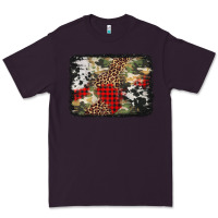 Plum army cowhide leopard Christmas Premium Tee - Jasminsmagicworld