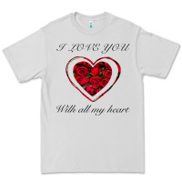 Dove Grey I love you with all my heart Premium Tee - Bettercallsaul