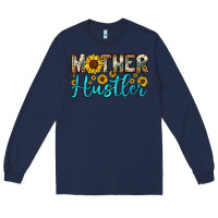 Navy mother hustler Long Sleeve Tee - OliviaCreatesArt