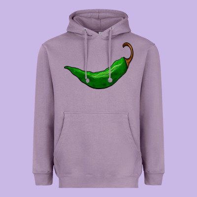 Jalapeño Heavyweight Hoodie Designed By Barkaloodesign