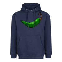 Navy jalapeño Heavyweight Hoodie - BarkalooDesign