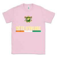 Bubblegum Pink Cote d_Ivoire National Flag Ivory Coast Coat Of Arms Gift Classic Tee - trangStudio