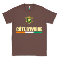 Chestnut Cote d_Ivoire National Flag Ivory Coast Coat Of Arms Gift Classic Tee - trangStudio