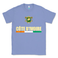 Colony Blue Cote d_Ivoire National Flag Ivory Coast Coat Of Arms Gift Classic Tee - trangStudio