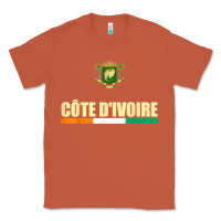 Copper Cote d_Ivoire National Flag Ivory Coast Coat Of Arms Gift Classic Tee - trangStudio