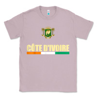 Lilac Cote d_Ivoire National Flag Ivory Coast Coat Of Arms Gift Classic Tee - trangStudio
