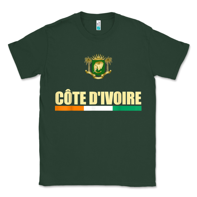 Cote D_ivoire National Flag Ivory Coast Coat Of Arms Gift Classic Tee by trangStudio | Teevron