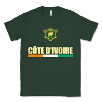 Sports Green Cote d_Ivoire National Flag Ivory Coast Coat Of Arms Gift Classic Tee - trangStudio