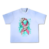 Grape Ice cancer ribbon Urban Heavy Tee - CowGirlArtShop