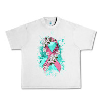 Lunar Rock cancer ribbon Urban Heavy Tee - CowGirlArtShop
