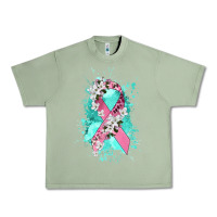 Oil Green cancer ribbon Urban Heavy Tee - CowGirlArtShop