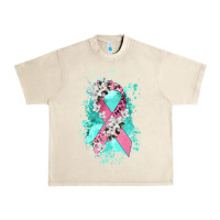 Sandshell cancer ribbon Urban Heavy Tee - CowGirlArtShop