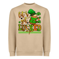 Mushroom lets get lucked up st patricks Heavyweight Sweatshirt - LillyAllenDesigns