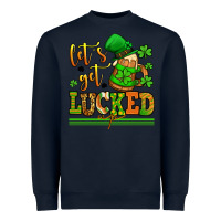 Navy lets get lucked up st patricks Heavyweight Sweatshirt - LillyAllenDesigns