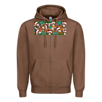Chestnut Santa skeleton christmas Zipper Hoodie - Artiststas