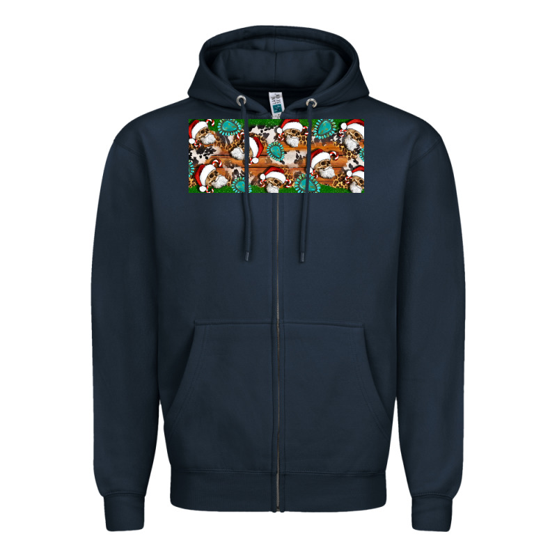 Santa Skeleton Christmas Zipper Hoodie by Artiststas | Teevron
