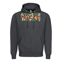 Smoke Santa skeleton christmas Zipper Hoodie - Artiststas