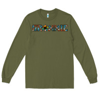 Army Green grammie cowhide sunflower 1 Long Sleeve Tee - Jasminsmagicworld