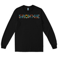 Black grammie cowhide sunflower 1 Long Sleeve Tee - Jasminsmagicworld