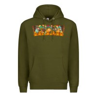 Army Green Nach Valentine Premium Hoodie - CowhideDigitalArt