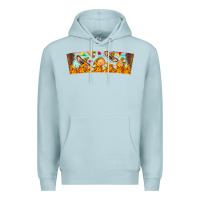 Blue Mist Nach Valentine Premium Hoodie - CowhideDigitalArt
