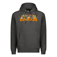 Charcoal Heather Nach Valentine Premium Hoodie - CowhideDigitalArt